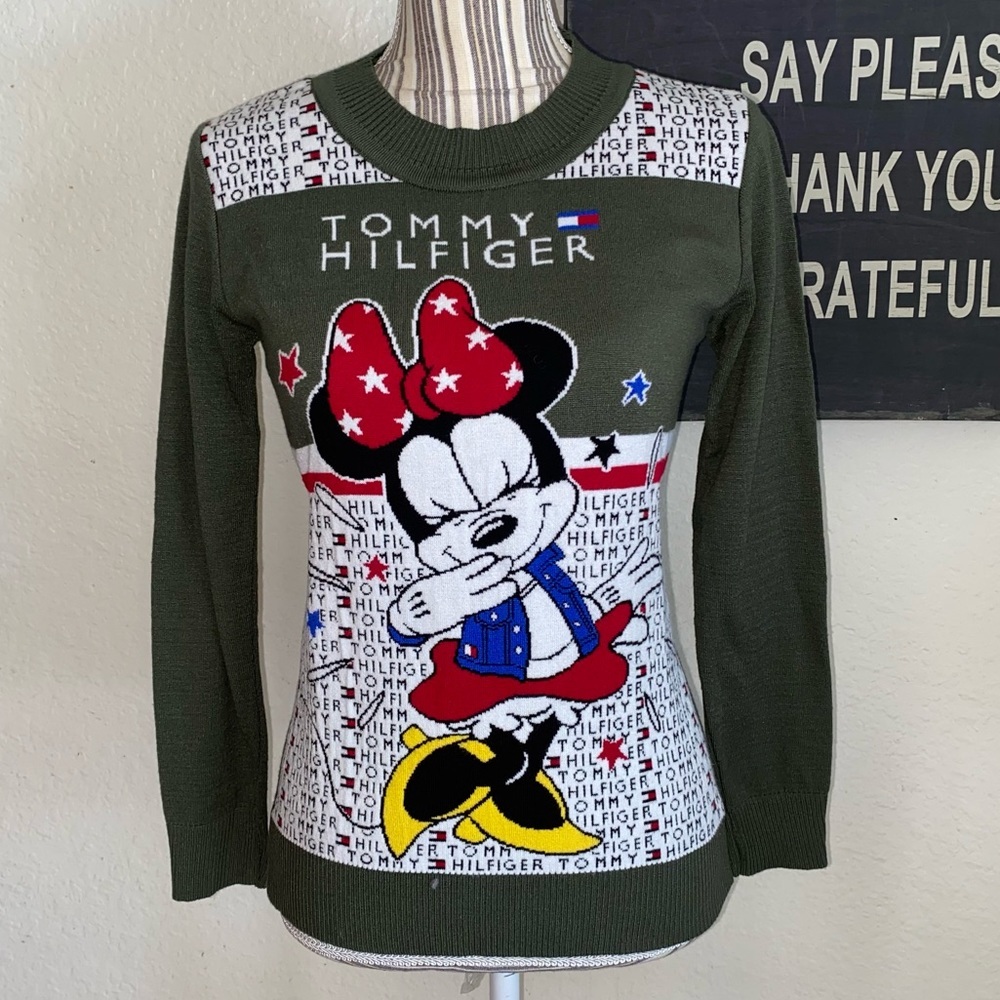 Super RARE TOMMY HILFIGER Minnie Mouse sweatshirt